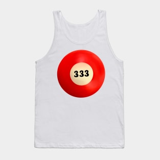 333 Angel Number Pool Ball Tank Top